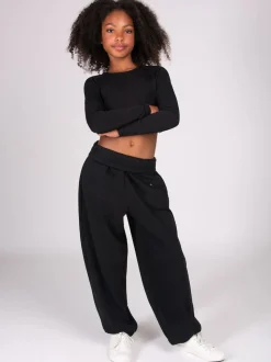 Pineapple Black Balloon Joggers