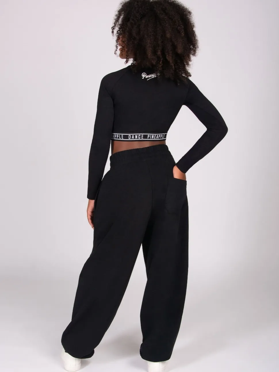 Pineapple Black Balloon Joggers
