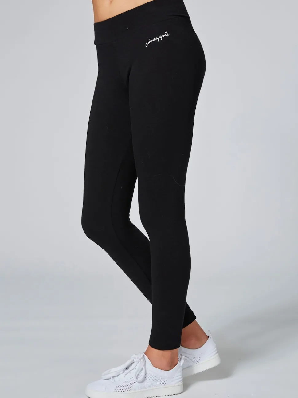 Pineapple Black Band Girls Leggings