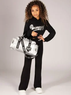 Pineapple Black Bootcut Jersey Trousers