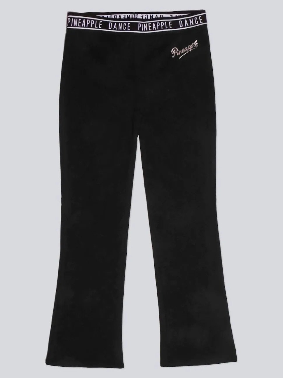 Pineapple Black Flare Girls Jersey Trousers
