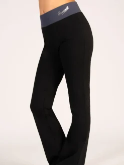 Pineapple Black/Grey Contrast Band Jersey Trousers