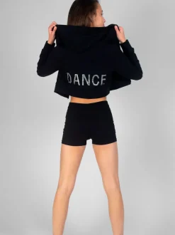 Pineapple Black Jersey Hotpant Shorts