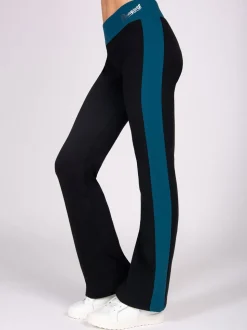 Pineapple Black Panel Bootcut Jersey Trousers