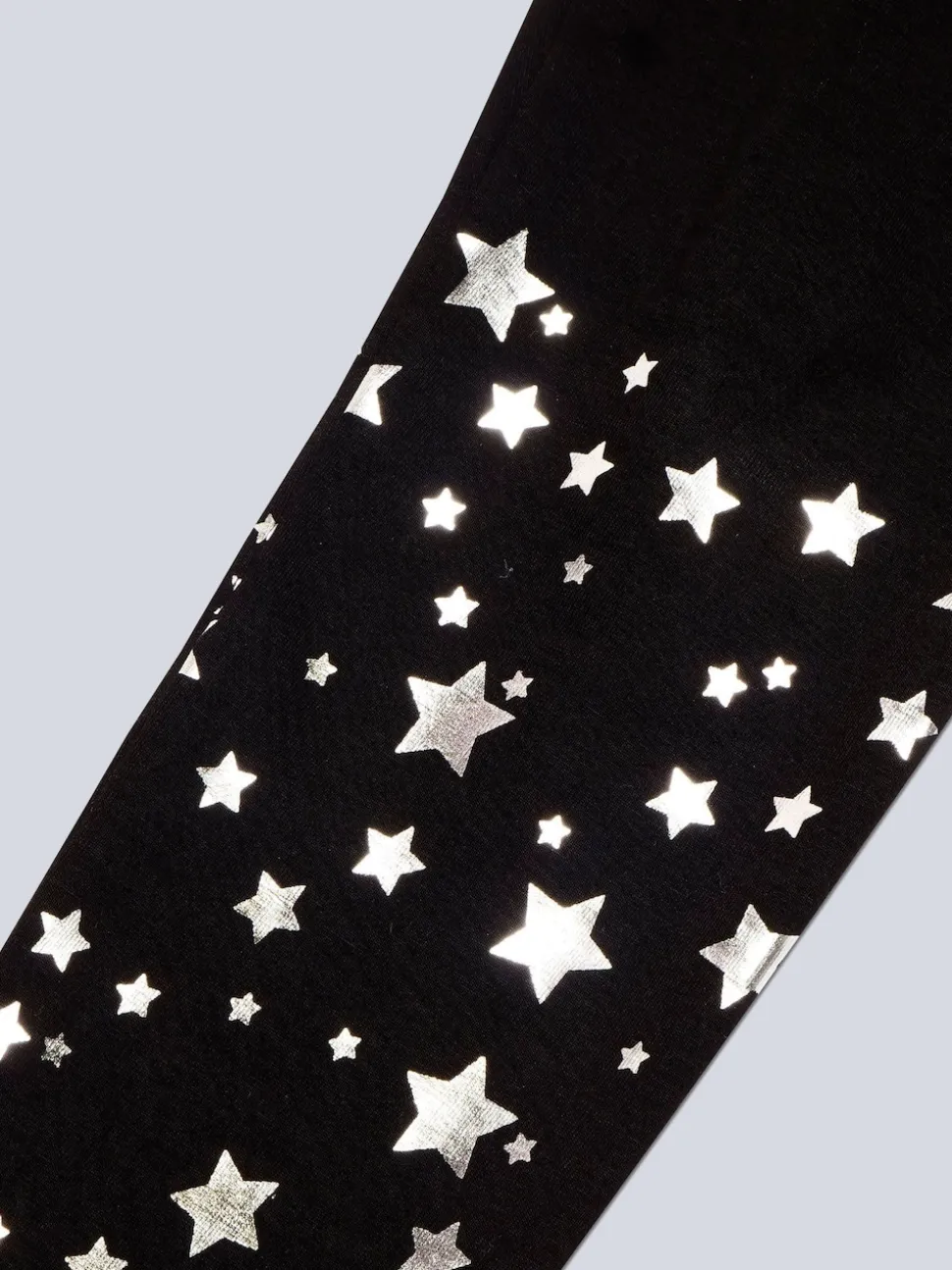 Pineapple Black Scatter Star Print Girls Leggings