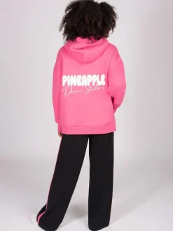 Pineapple Black Stripe Panel Wide Leg Joggers
