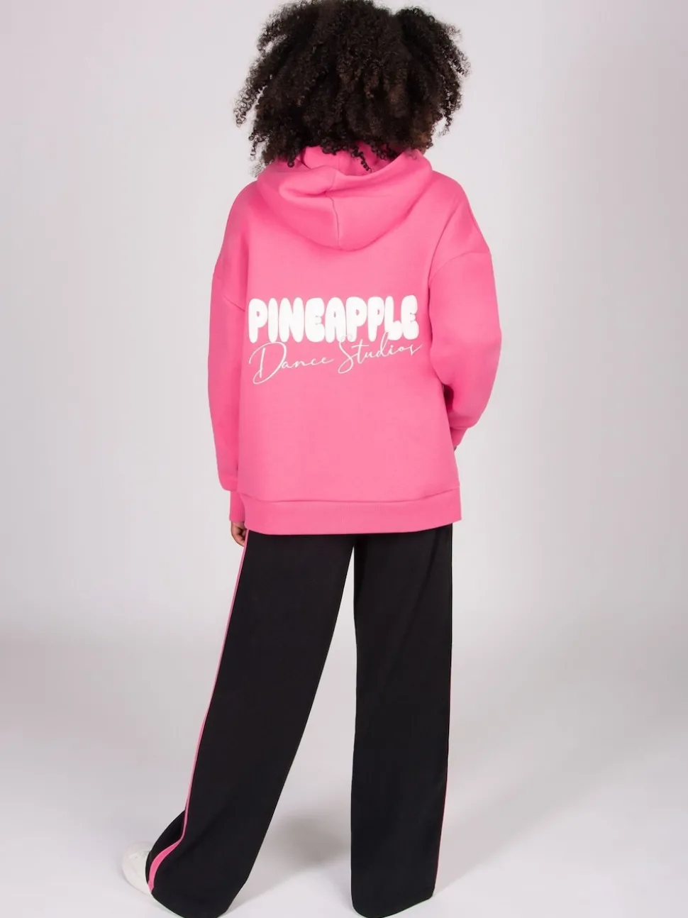 Pineapple Black Stripe Panel Wide Leg Joggers