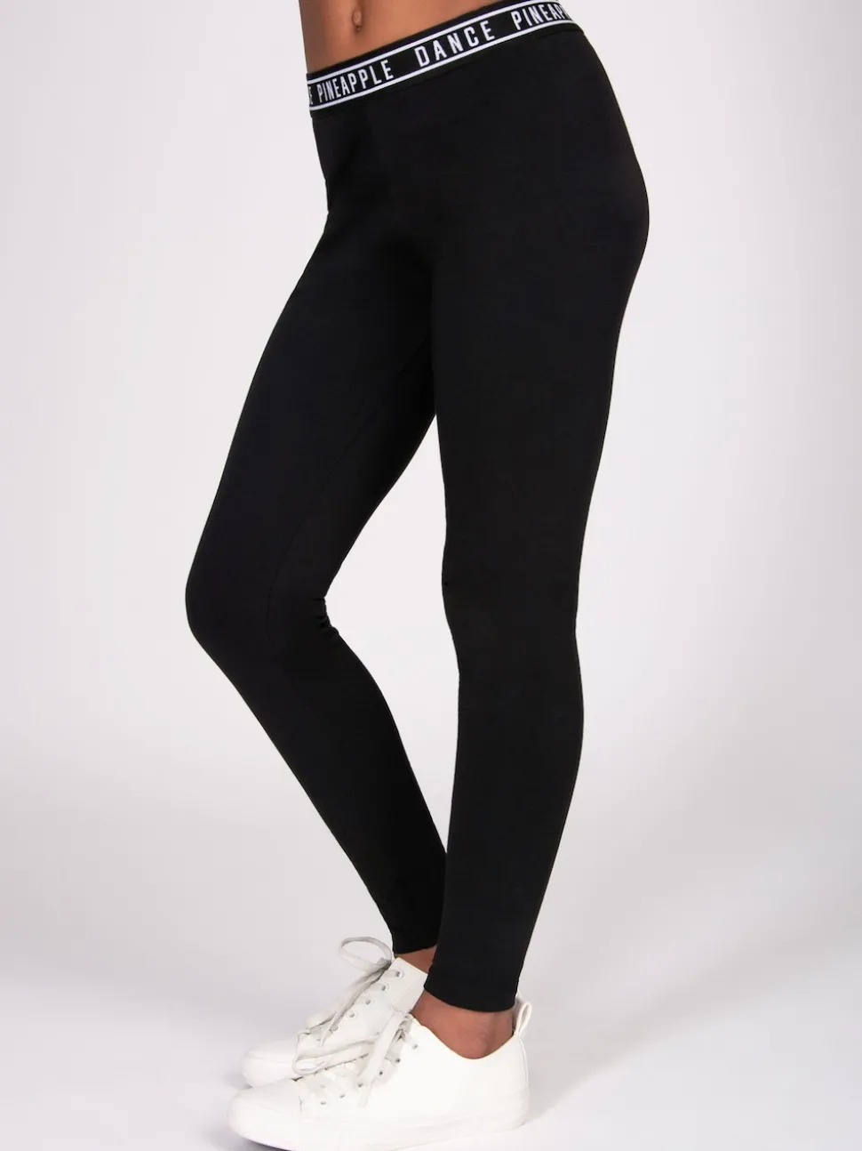 Pineapple Black Tape Waist Leggings