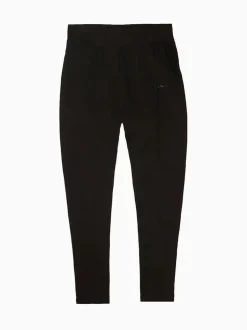 Pineapple Black Viscose Relaxed Fit Jersey Joggers