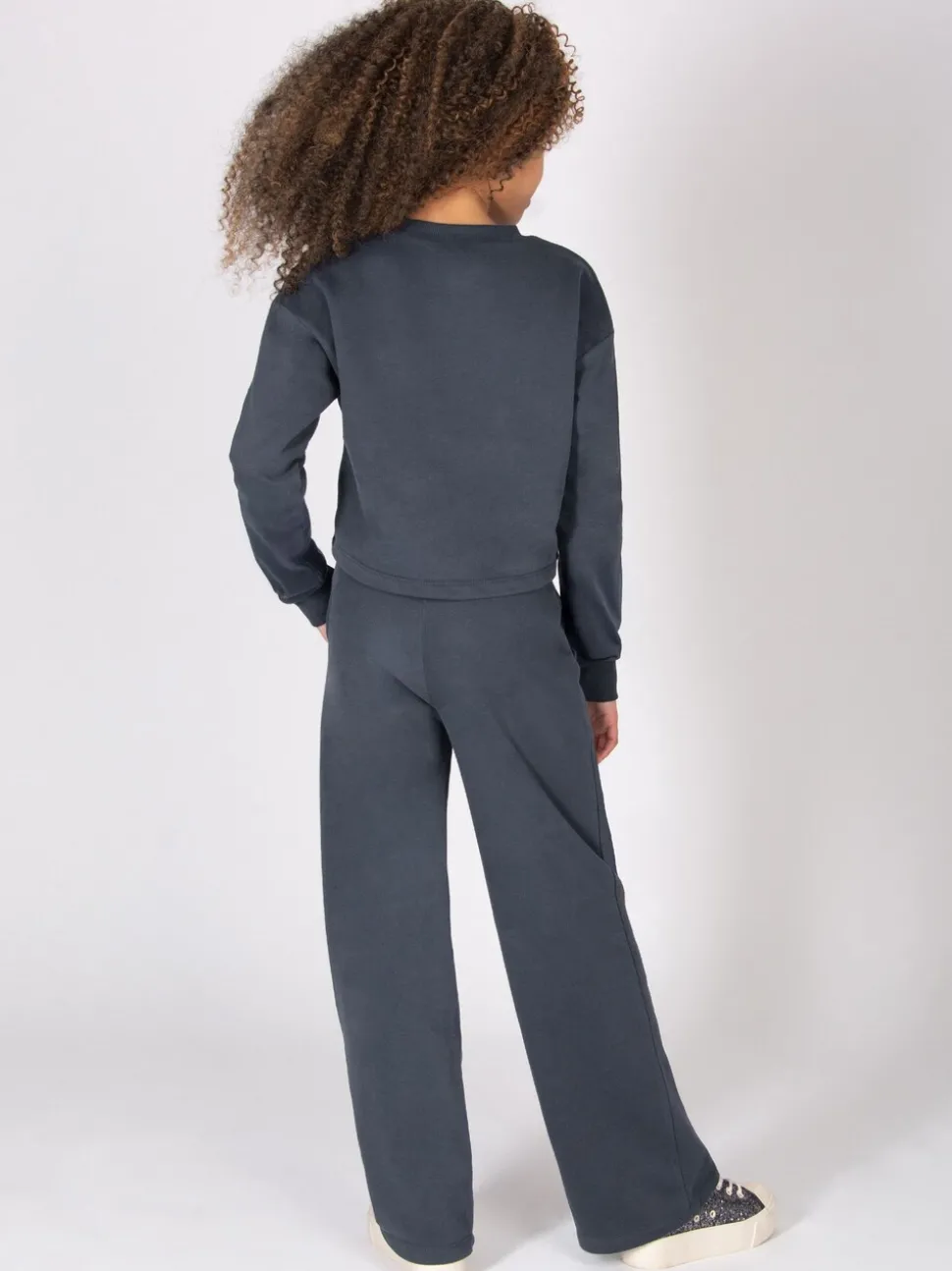 Pineapple Grey Wide Leg Joggers