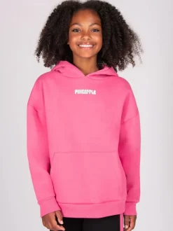 Pineapple Pink Girls Bubble Hoodie