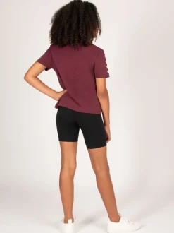 Pineapple Red Logo Girls Dance Crop T-Shirt