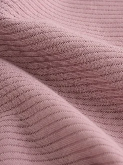 Pink 5 Pack Long Sleeve Baby Bodysuits