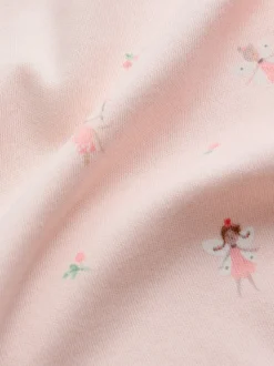 Pink 7 Pack Short Sleeve Baby Bodysuit