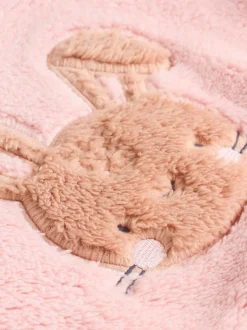 Pink Bunny Baby Fleece Tops and Leggings Set 2 Piece (0mths-2yrs)