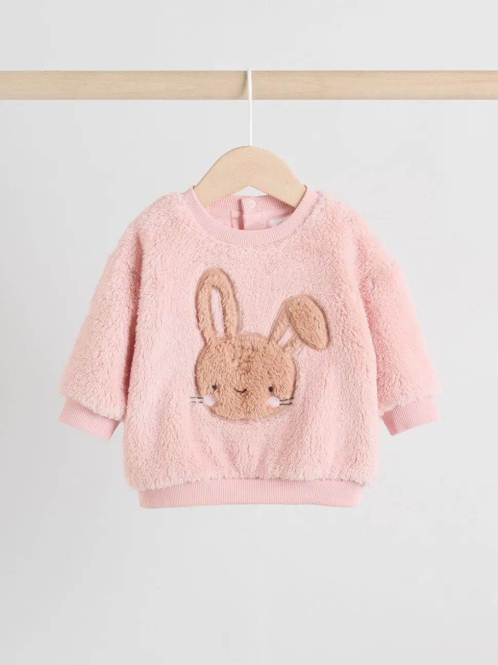 Pink Bunny Baby Fleece Tops and Leggings Set 2 Piece (0mths-2yrs)