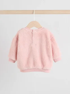Pink Bunny Baby Fleece Tops and Leggings Set 2 Piece (0mths-2yrs)