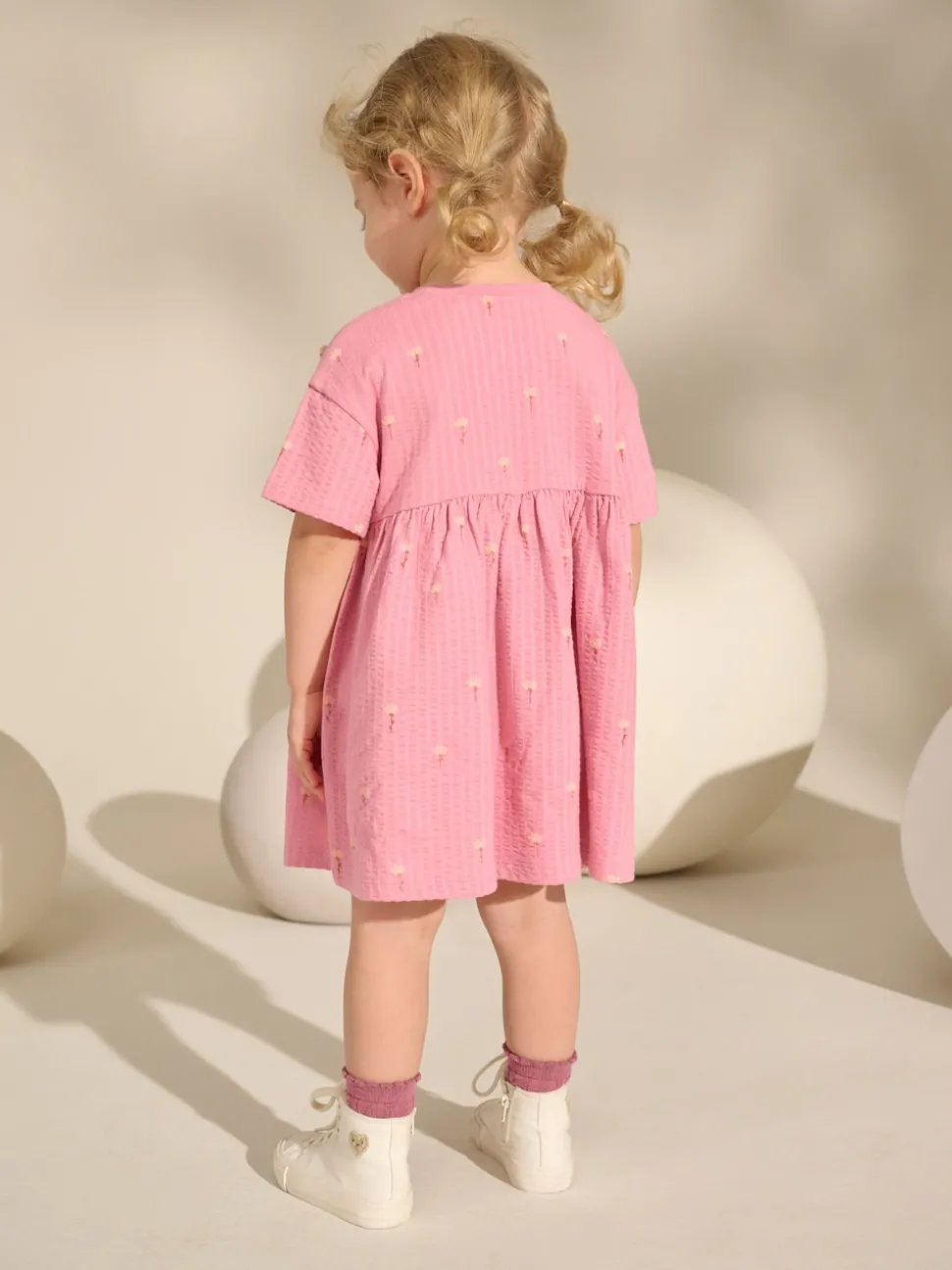 Pink Bunny Jersey Summer Dress (3mths-7yrs)