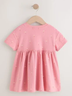 Pink Bunny Jersey Summer Dress (3mths-7yrs)