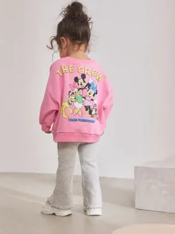 Pink Disney Mickey Mouse and Friends Long Sleeve Top and Flare Set (3mths-7yrs)