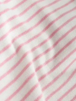Pink Heart Baby Short Sleeve Bodysuits 5 Pack