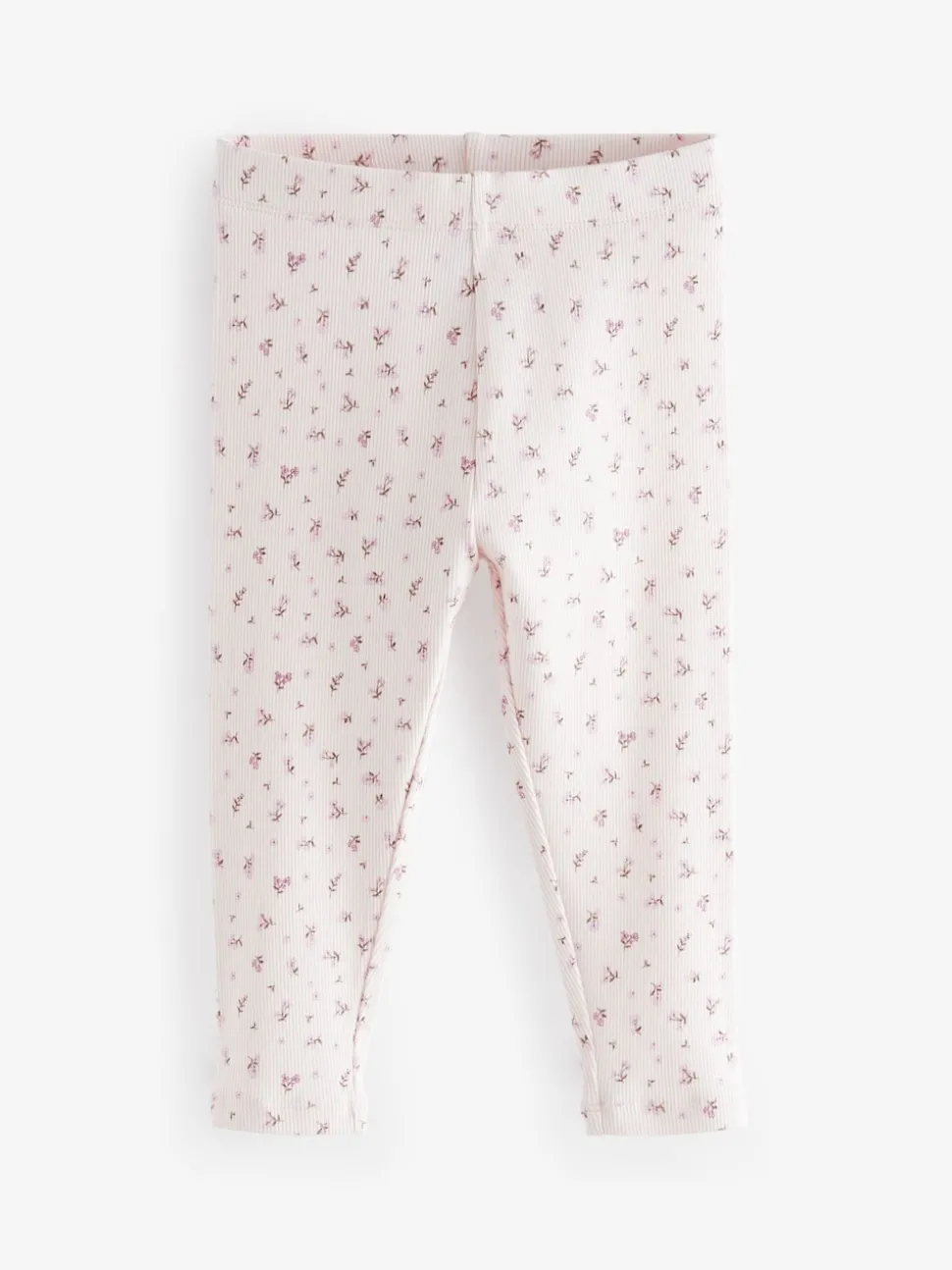 Pink Ribbed Leggings 5 Pack (3mths-7yrs)