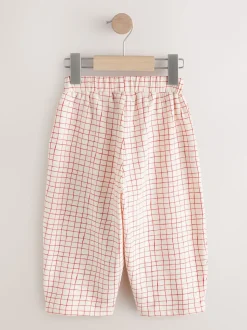 Pink Strawberry Embellished Barrel Trousers (3mths-7yrs)