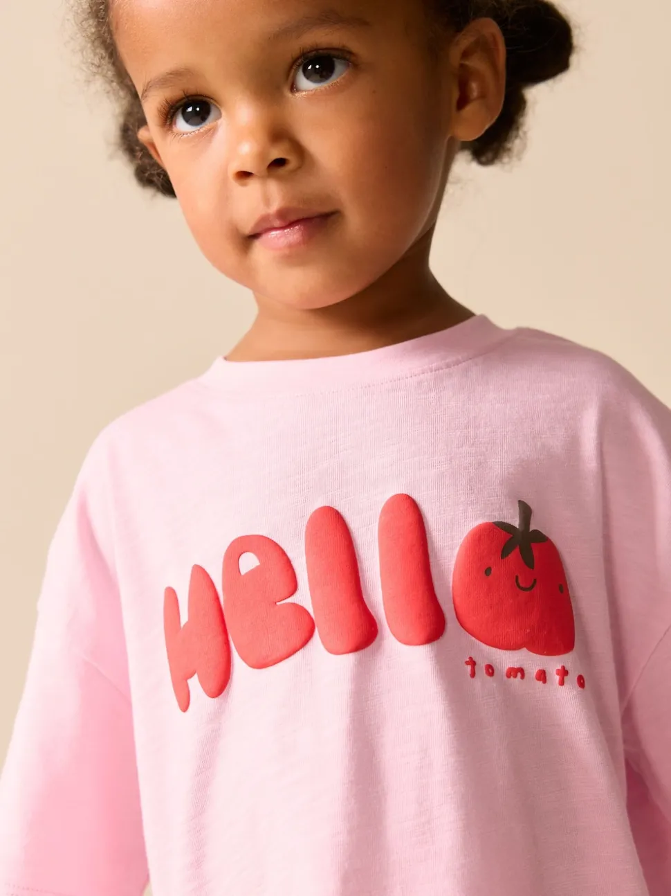 Pink Tomato Character Short Sleeve T-Shirt and Cycle Shorts Set (3mths-7yrs)