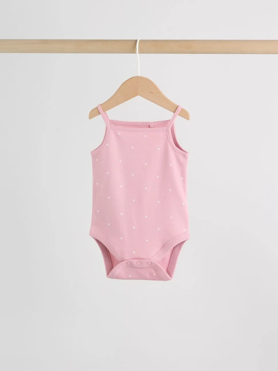 Pink Vest Baby Bodysuits 5 Pack