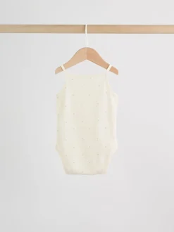 Pink Vest Baby Bodysuits 5 Pack