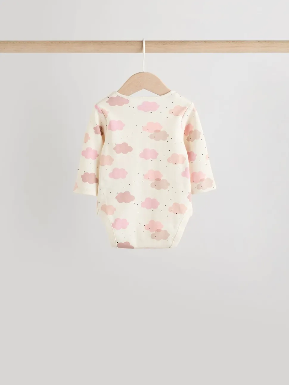 Pink Baby Long Sleeve Bodysuits 5 Pack