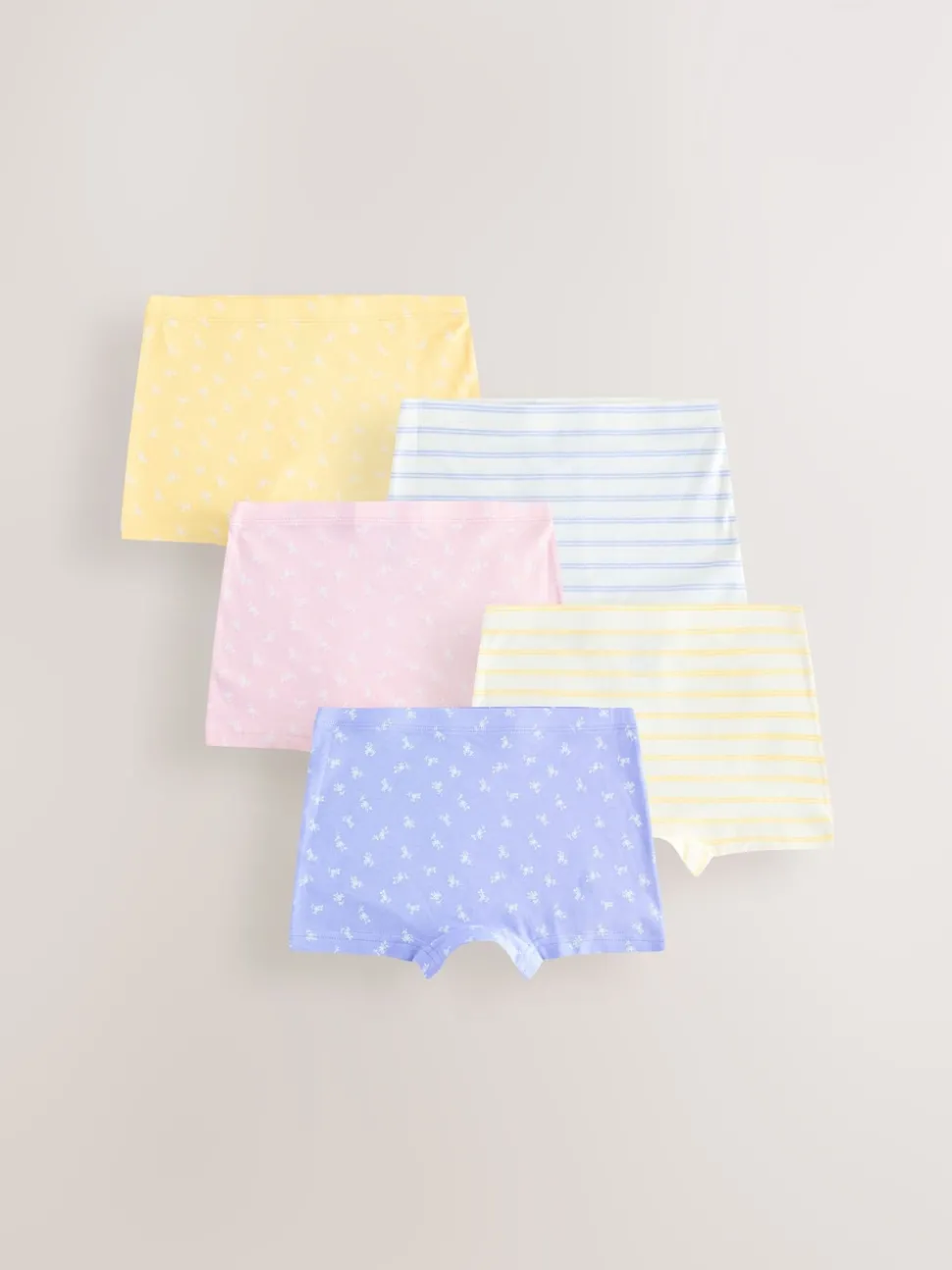 Pink/Blue Short Briefs 5 Pack (2-16yrs)