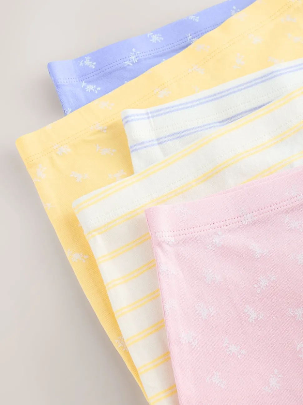 Pink/Blue Short Briefs 5 Pack (2-16yrs)