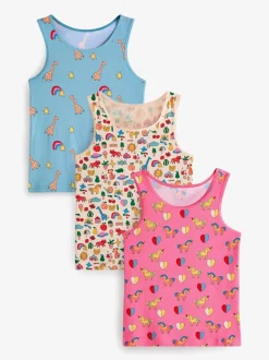 Pink/Blue Fairy Vests 3 Pack (1.5-16yrs)