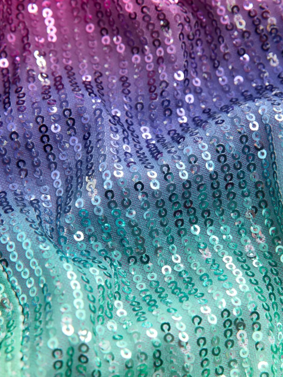 Pink/Blue Ombre Sequin Party Flared Leggings (3-16yrs)