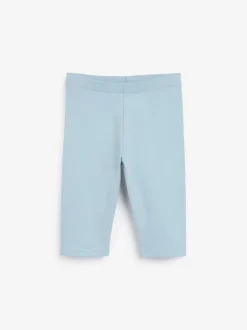 Pink/Blue 5 Pack Cropped Leggings (3-16yrs)