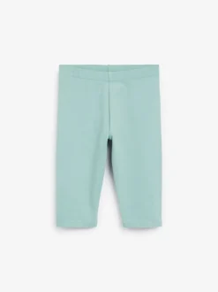 Pink/Blue 5 Pack Cropped Leggings (3-16yrs)