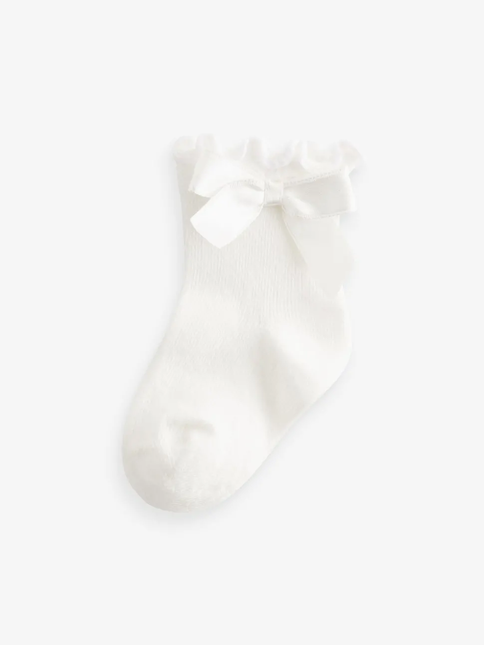 Pink Bow Baby Socks 5 Pack (0mths-2yrs)