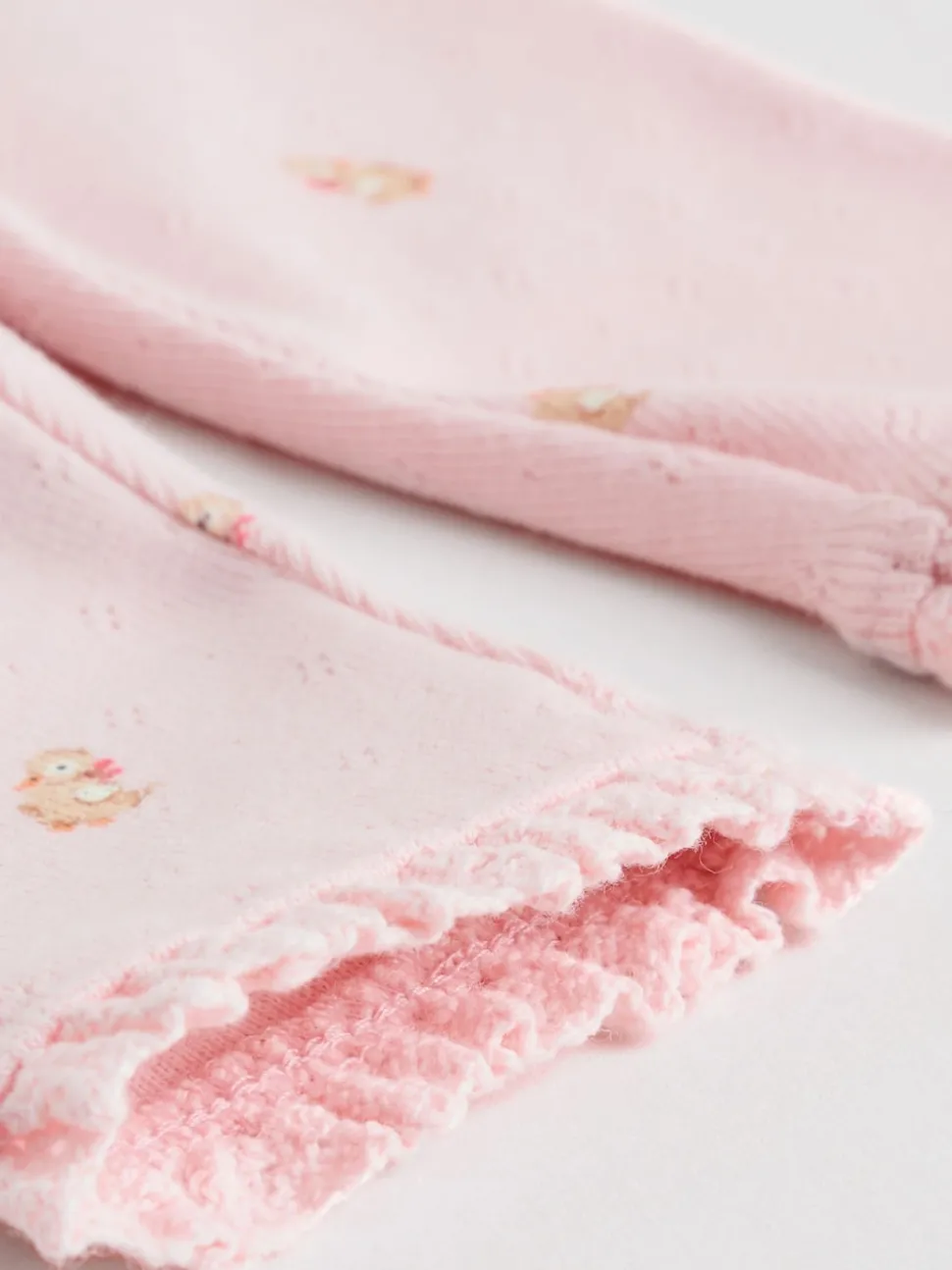 Pink/Brown/Heart Baby Leggings 4 Pack (0mths-2yrs)