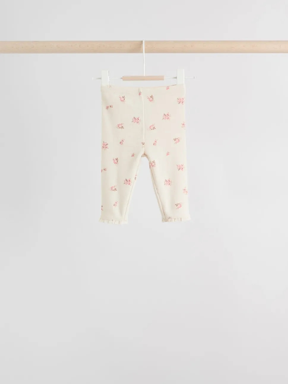 Pink/Brown/Heart Baby Leggings 4 Pack (0mths-2yrs)