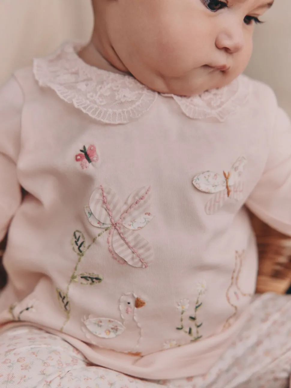 Pink Bunny Long Sleeve Top and Legging Baby 2 Piece Set (0mths-2yrs)