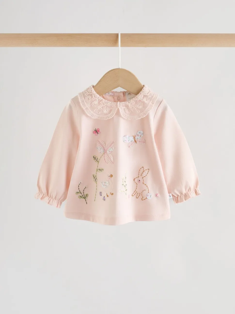 Pink Bunny Long Sleeve Top and Legging Baby 2 Piece Set (0mths-2yrs)