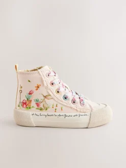 Pink Character Wide Fit (G) High Top Trainers