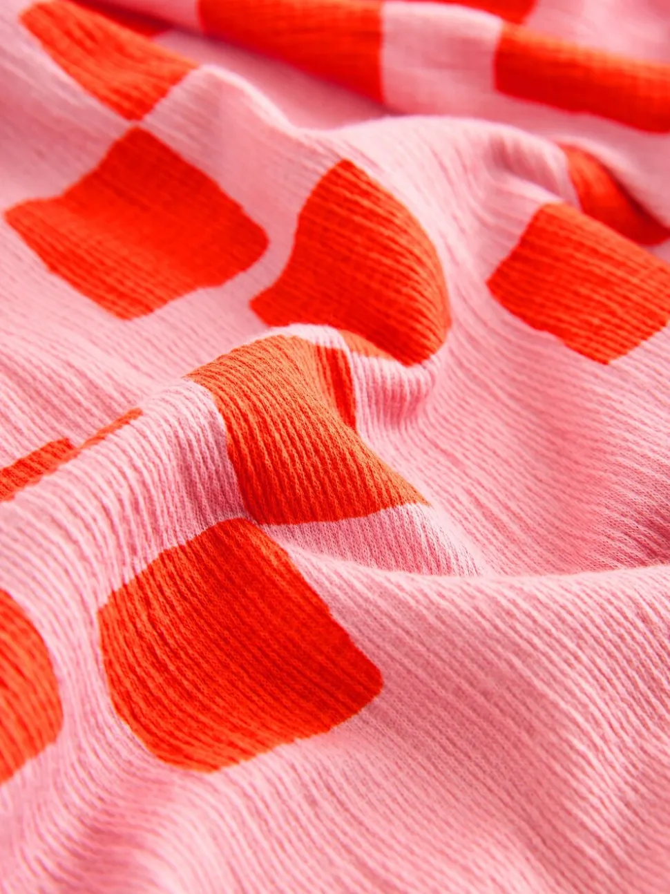Pink Checkerboard Barrel Trousers (3mths-7yrs)