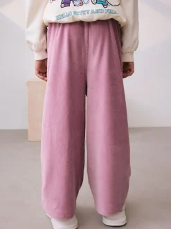 Pink Cord Wide Leg Trousers (3-16yrs)