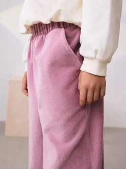 Pink Cord Wide Leg Trousers (3-16yrs)