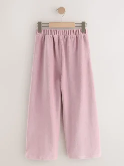 Pink Cord Wide Leg Trousers (3-16yrs)