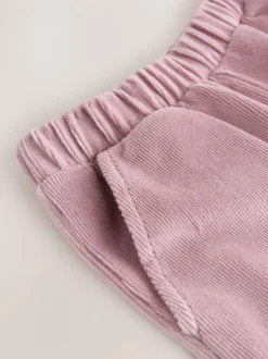 Pink Cord Wide Leg Trousers (3-16yrs)