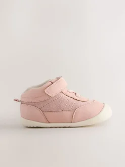 Pink Crawler High Top Trainers