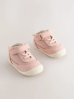 Pink Crawler High Top Trainers